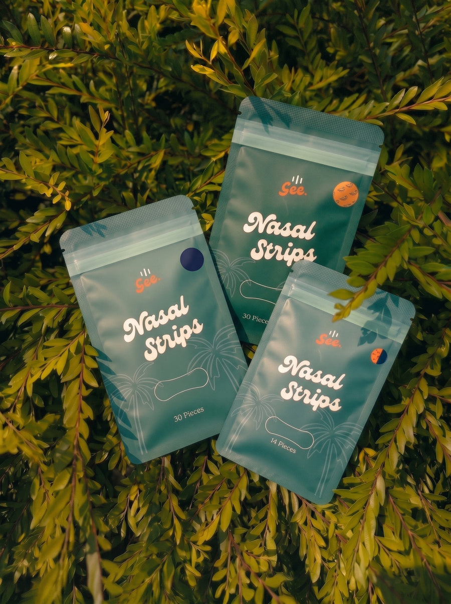 gee. nasal strip packs in foliage